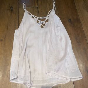 Cute tank top with designs on front and back